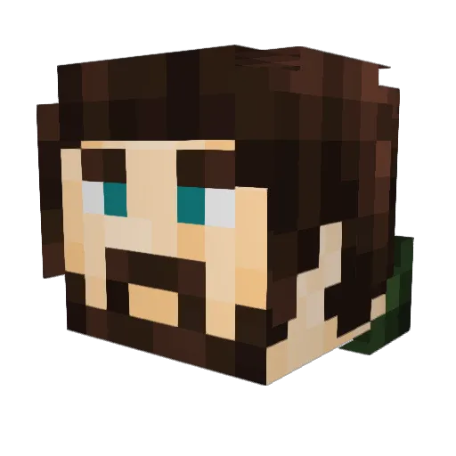 bobman676 Minecraft avatar head, 3D render