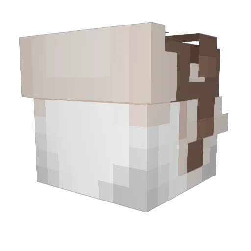 bobmarleymonster Minecraft avatar head, 3D render