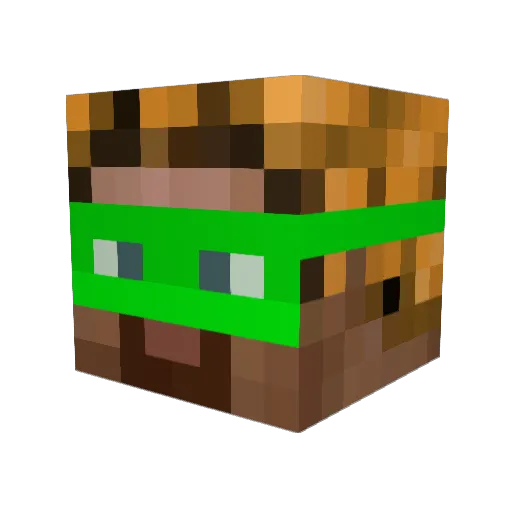 bobmilan Minecraft avatar head, 3D render