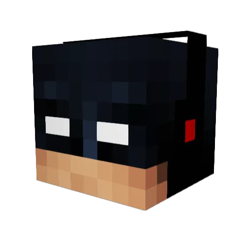 bobo00011 Minecraft avatar head, 3D render
