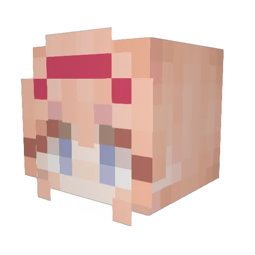 bobo0720 Minecraft avatar head, 3D render