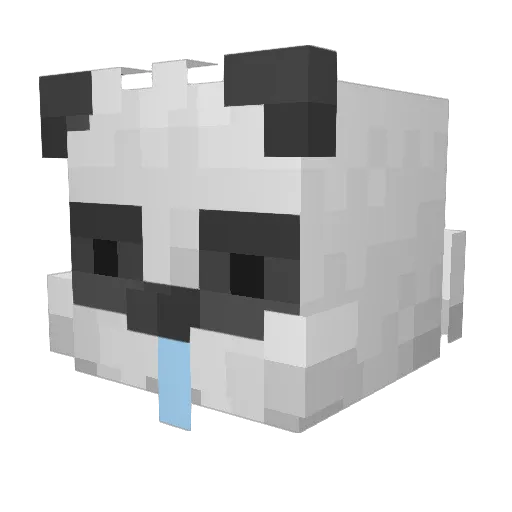 bobo542 Minecraft avatar head, 3D render