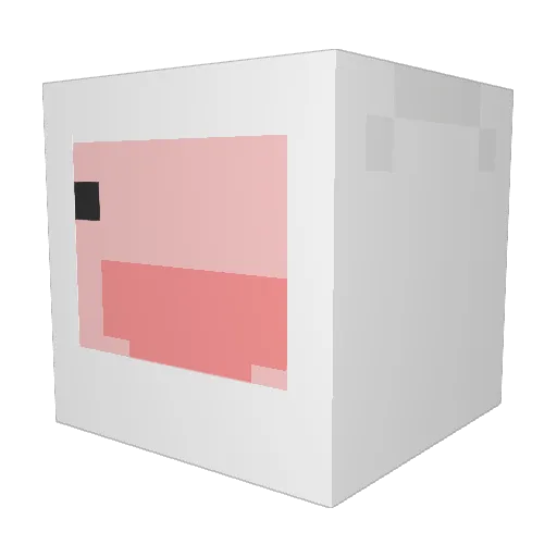 bobobillion Minecraft avatar head, 3D render
