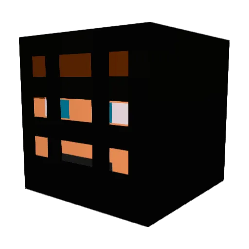 bobobom91 Minecraft avatar head, 3D render