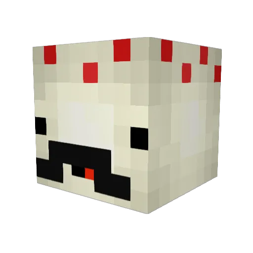 bobomoney Minecraft avatar head, 3D render