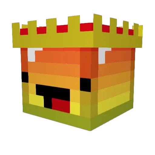 bobscog Minecraft avatar head, 3D render