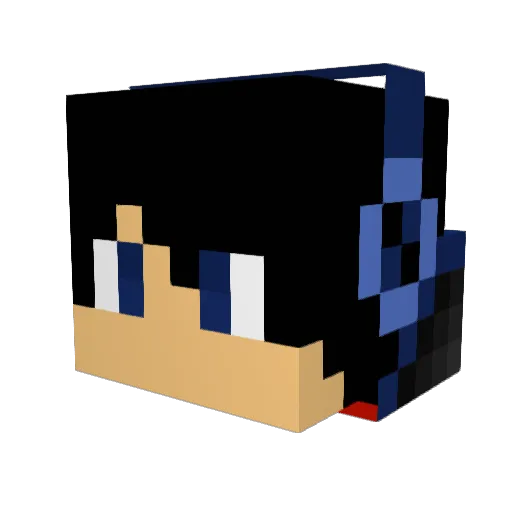 bobsimo7 Minecraft avatar head, 3D render