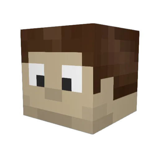bobsterf1010 Minecraft avatar head, 3D render