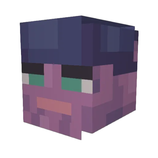 bobthefarmer1234 Minecraft avatar head, 3D render
