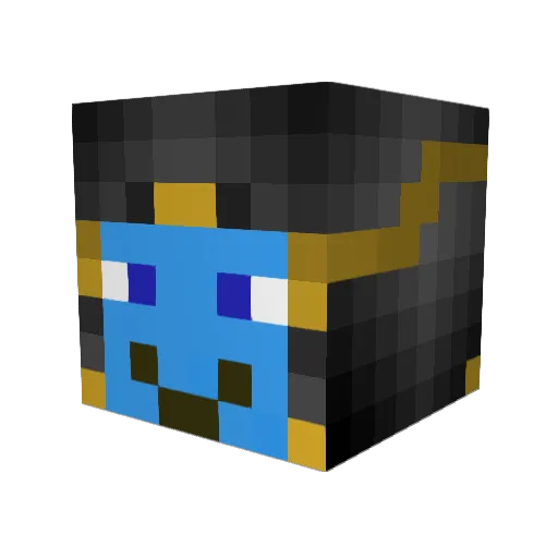 bobthejerry Minecraft avatar head, 3D render