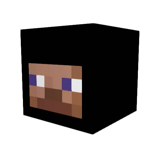 bobthemime Minecraft avatar head, 3D render