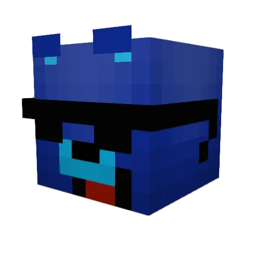 bobtiil Minecraft avatar head, 3D render