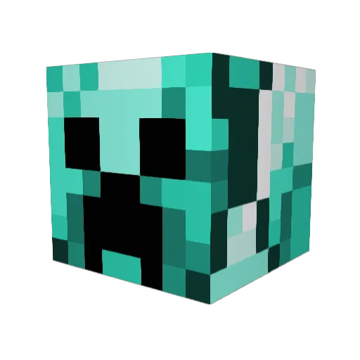 bobtoon345 Minecraft avatar head, 3D render