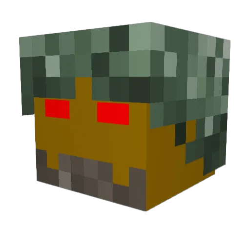 boby413 Minecraft avatar head, 3D render