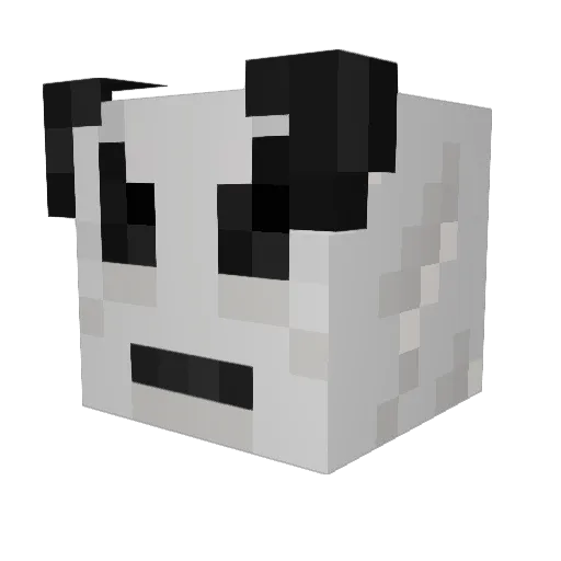 bobzou Minecraft avatar head, 3D render