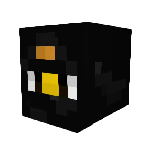 bocajt Minecraft avatar head, 3D render
