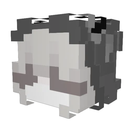 bocat333 Minecraft avatar head, 3D render