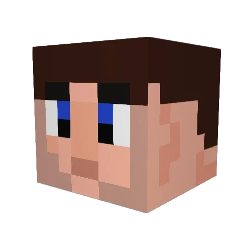 boccio03 Minecraft avatar head, 3D render