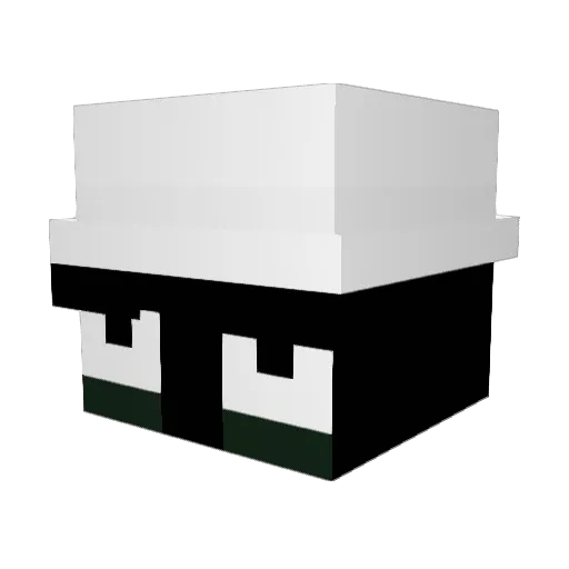 bociekkk1 Minecraft avatar head, 3D render