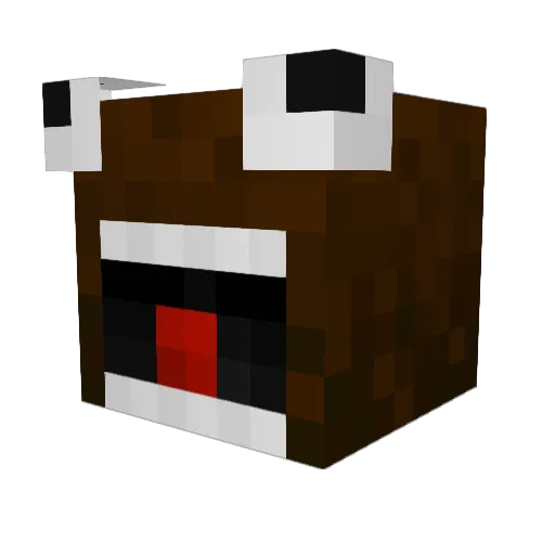 bockwurstt Minecraft avatar head, 3D render