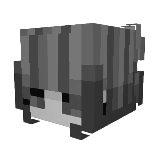 bod9wka Minecraft avatar head, 3D render