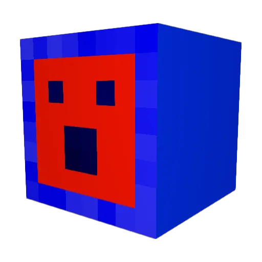 boddyantoine Minecraft avatar head, 3D render