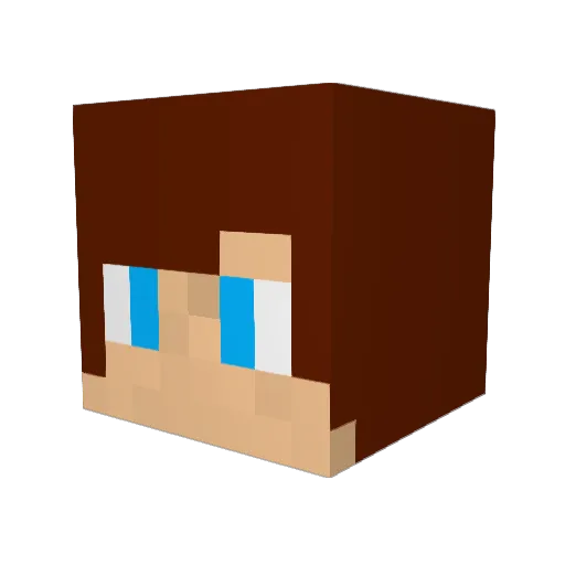 boddyboy Minecraft avatar head, 3D render