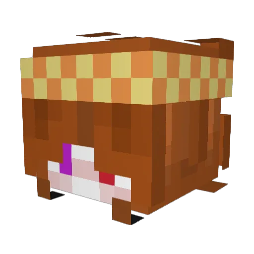bodily5 Minecraft avatar head, 3D render