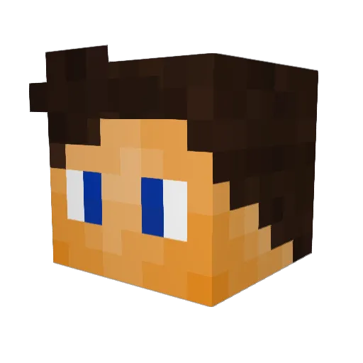 bodjor Minecraft avatar head, 3D render