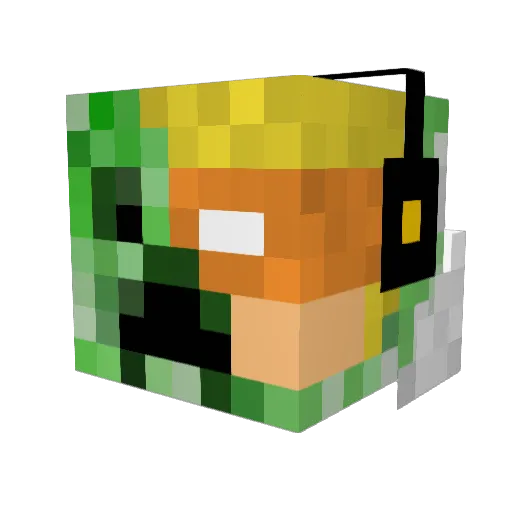 bodo1971 Minecraft avatar head, 3D render