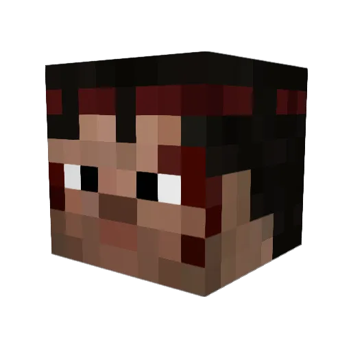 bodoe Minecraft avatar head, 3D render