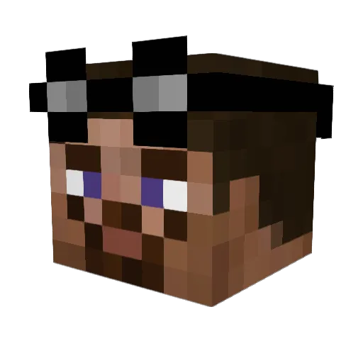 bodycount10 Minecraft avatar head, 3D render