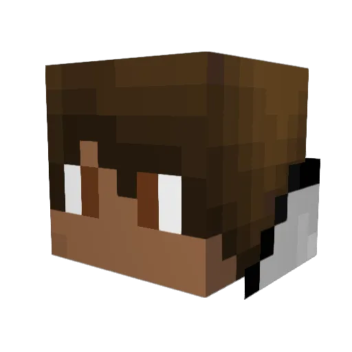 bodyf2407 Minecraft avatar head, 3D render