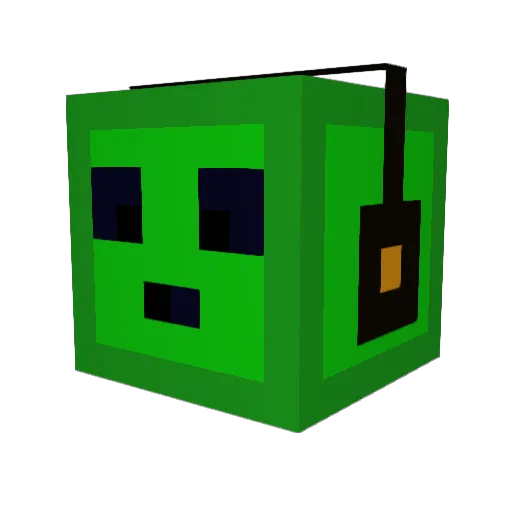 bodyrentals Minecraft avatar head, 3D render