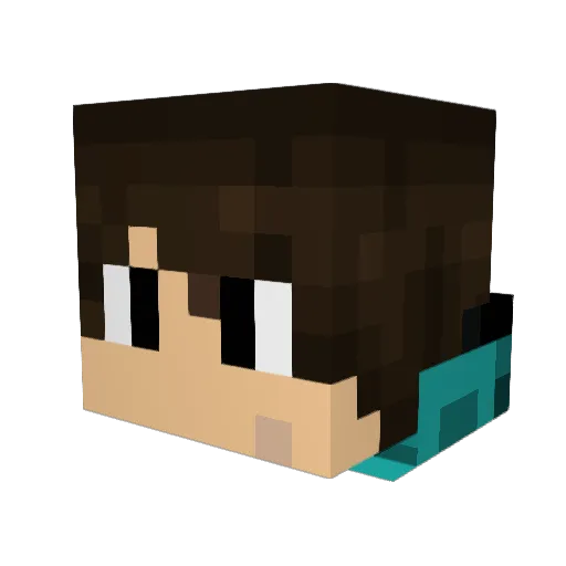 boembasticyeah Minecraft avatar head, 3D render