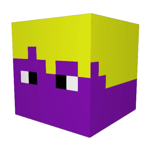 boenot Minecraft avatar head, 3D render