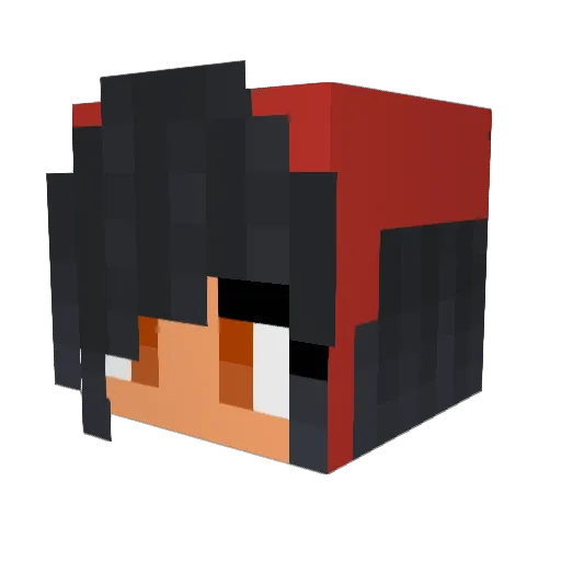 boeseeule Minecraft avatar head, 3D render
