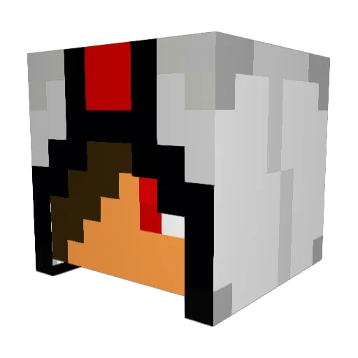 bofa123 Minecraft avatar head, 3D render