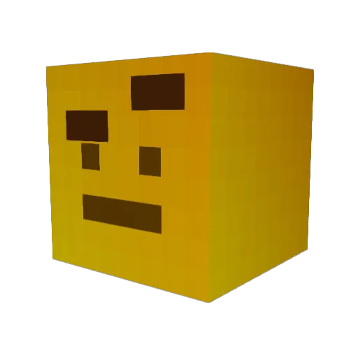 bofacee Minecraft avatar head, 3D render