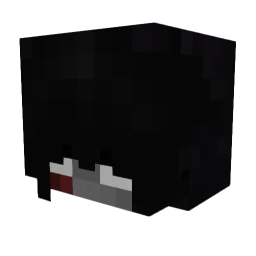 bog78 Minecraft avatar head, 3D render