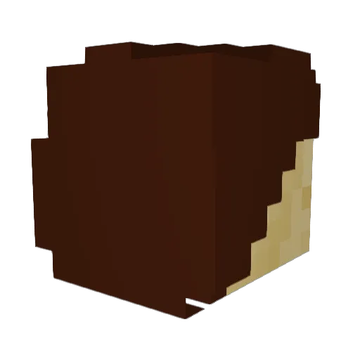 boganfrance Minecraft avatar head, 3D render