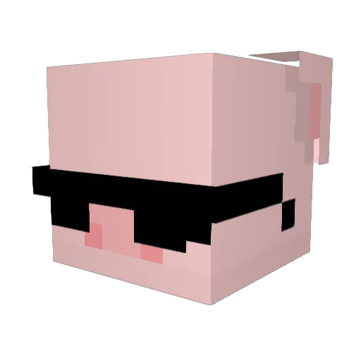 bogban4ik Minecraft avatar head, 3D render
