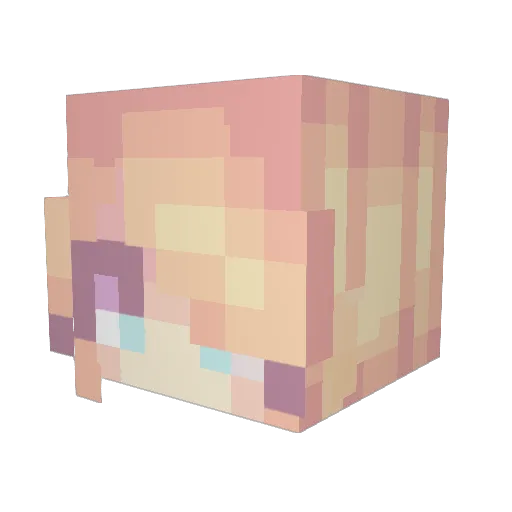bogdescu Minecraft avatar head, 3D render