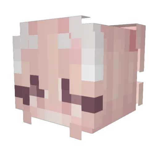 boggboggg Minecraft avatar head, 3D render