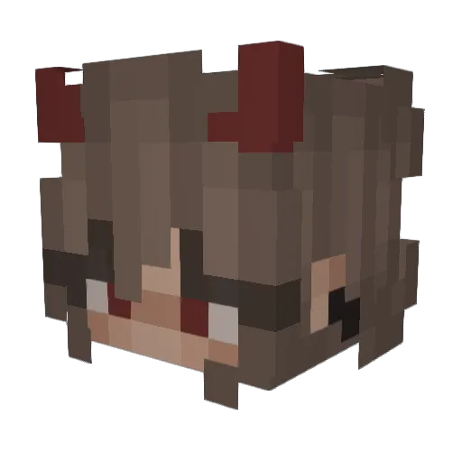 boggybog Minecraft avatar head, 3D render