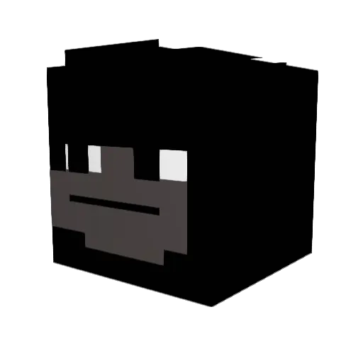 bogie95 Minecraft avatar head, 3D render