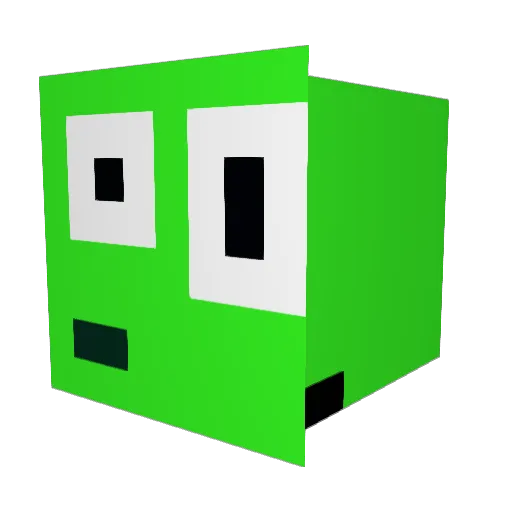 bogo2011 Minecraft avatar head, 3D render
