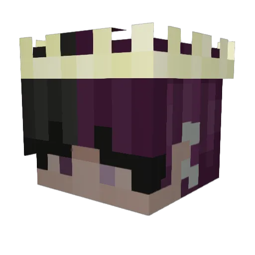 boh0days Minecraft avatar head, 3D render