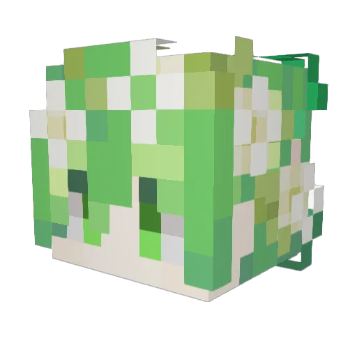 bohsaurio Minecraft avatar head, 3D render