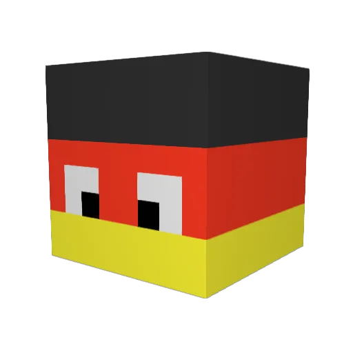 boik_gh Minecraft avatar head, 3D render